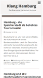 Mobile Screenshot of klang-hamburg.de