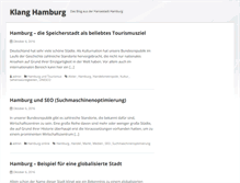 Tablet Screenshot of klang-hamburg.de